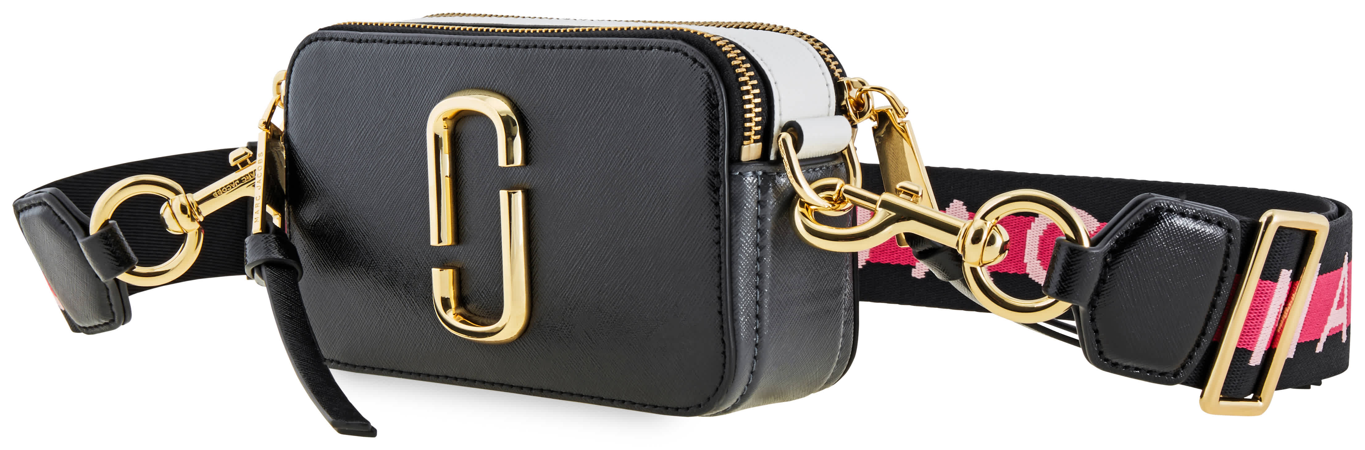 Marc Jacobs The Snap Shot Bag Small  - Black Multi 2 - Image 4