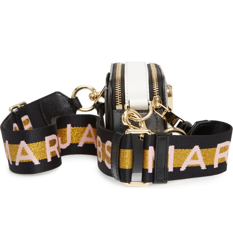 Marc Jacobs The Snap Shot Bag Small - Black Multi - Image 8