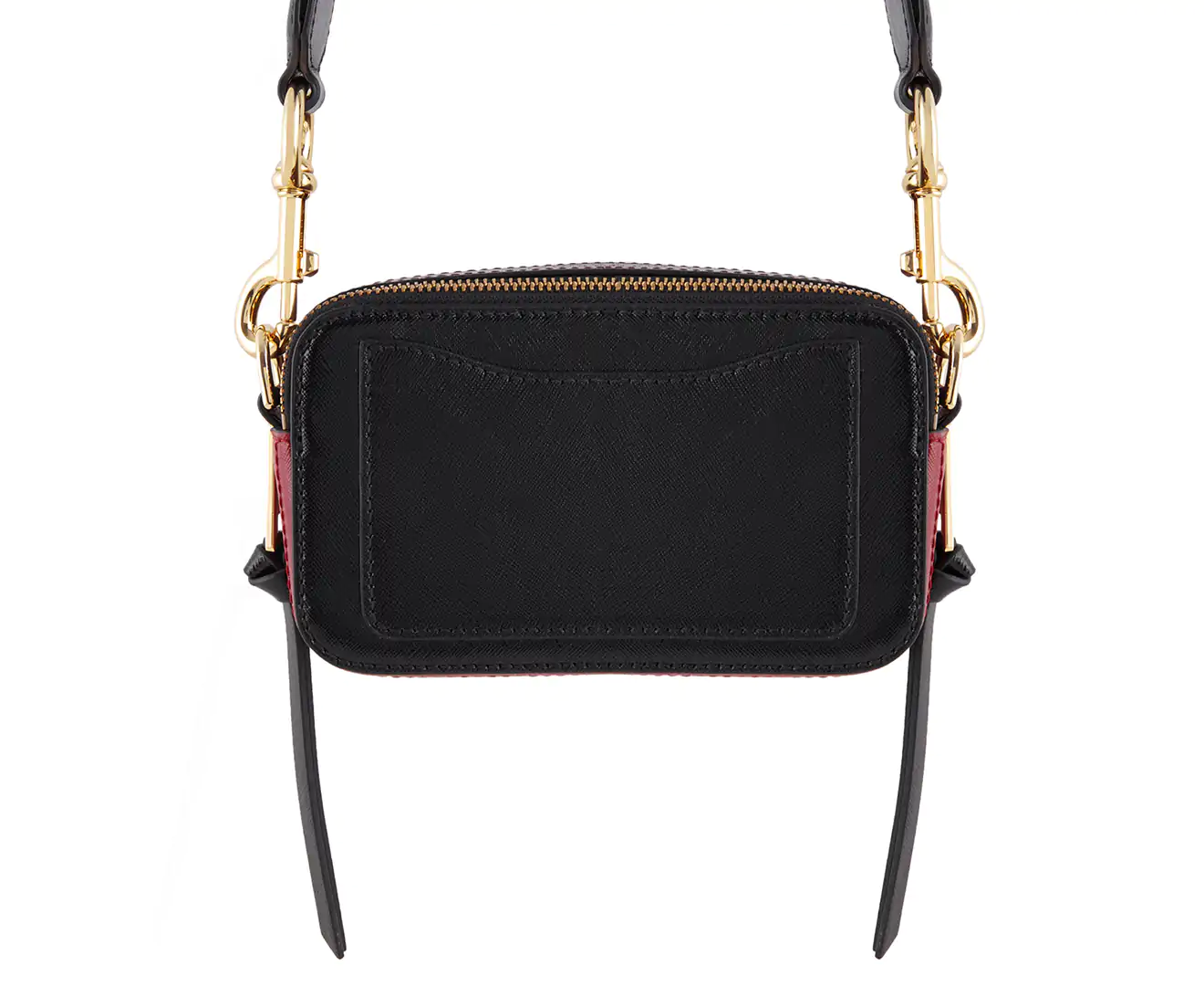 Marc Jacobs The Snap Shot Bag Small - Black Red - Image 11