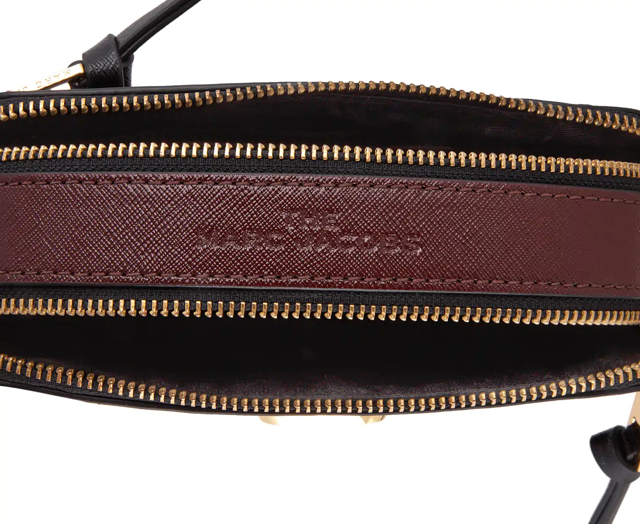Marc Jacobs The Snap Shot Bag Small - Black Red - Image 12