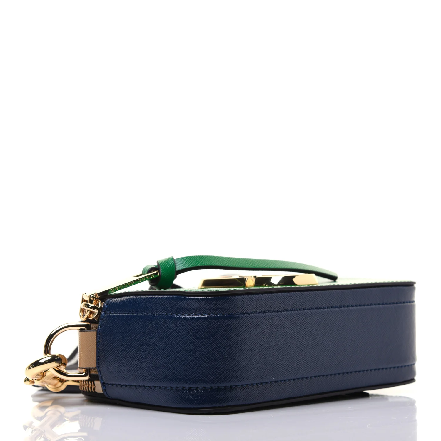 Marc Jacobs The Snap Shot Bag Small  - Green Multi - Image 15