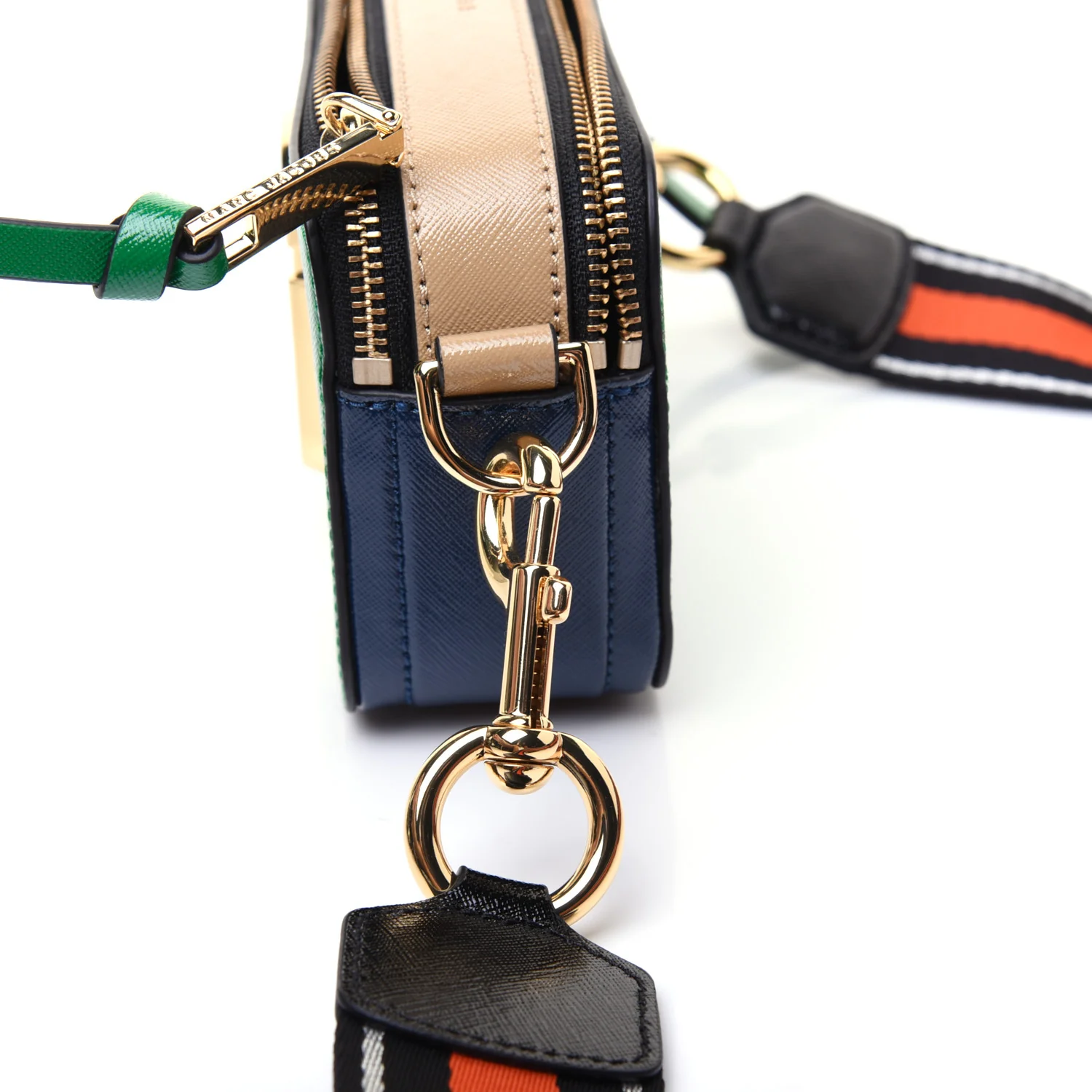Marc Jacobs The Snap Shot Bag Small  - Green Multi - Image 18