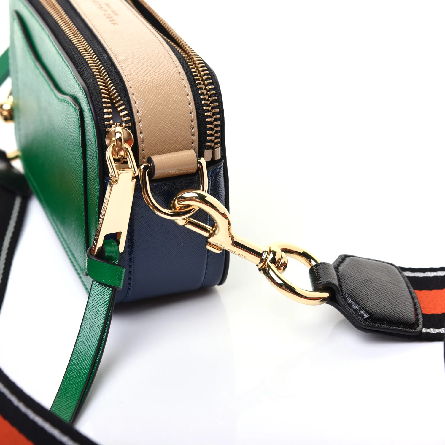 Marc Jacobs The Snap Shot Bag Small  - Green Multi - Image 19
