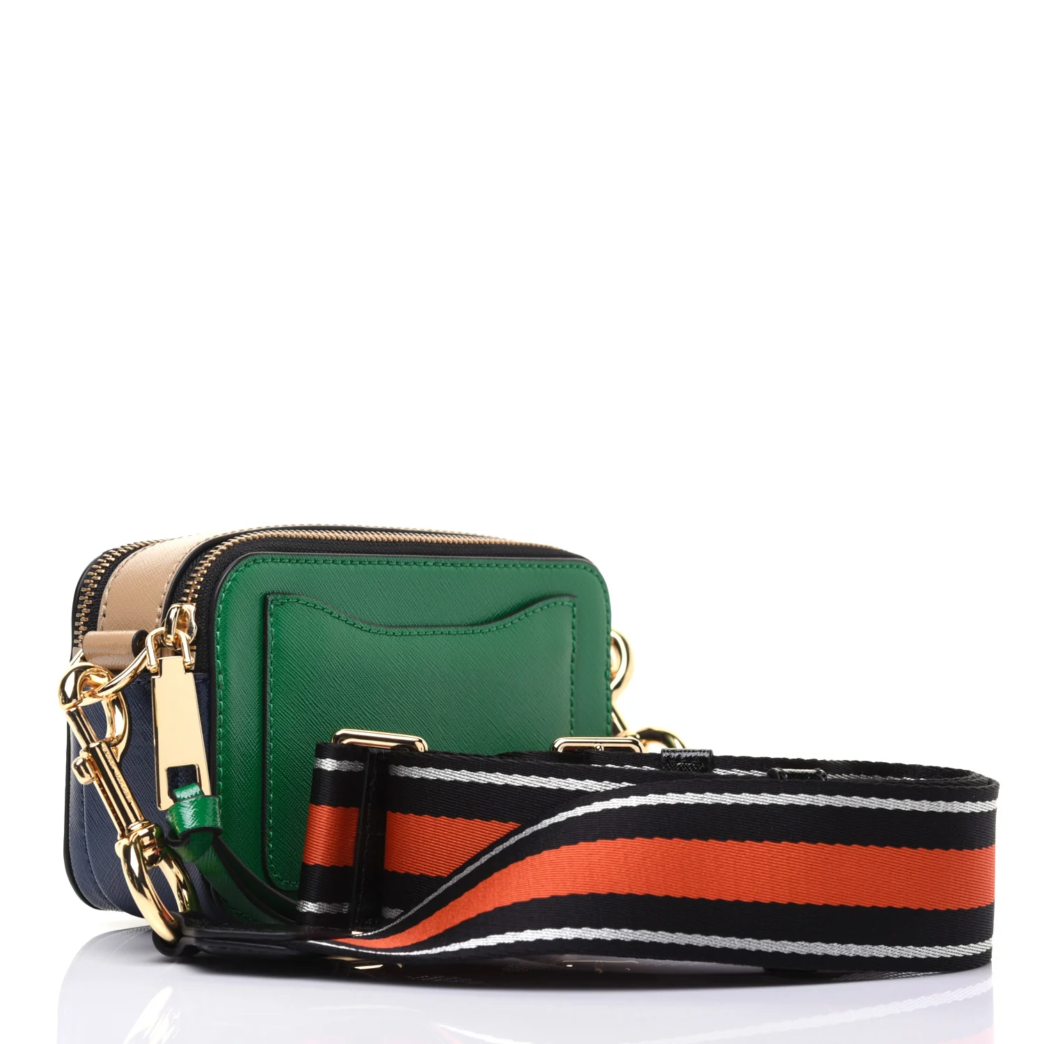 Marc Jacobs The Snap Shot Bag Small  - Green Multi - Image 21