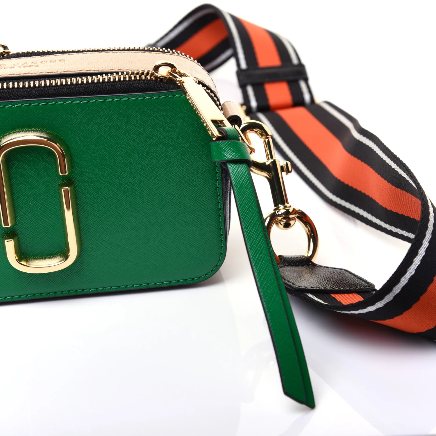 Marc Jacobs The Snap Shot Bag Small  - Green Multi - Image 4