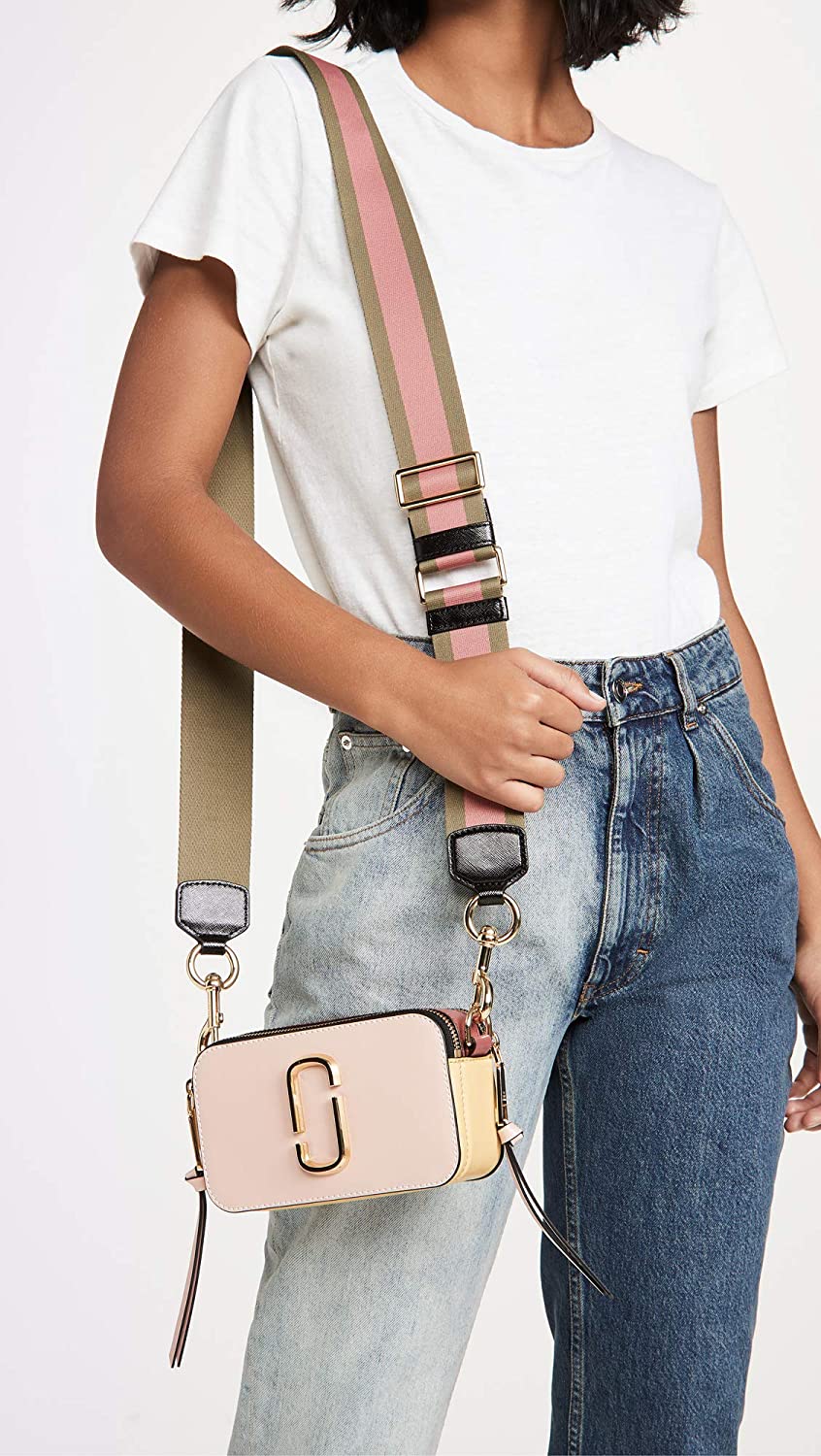Marc Jacobs The Snap Shot Bag Small - New Rose Multi - Image 13
