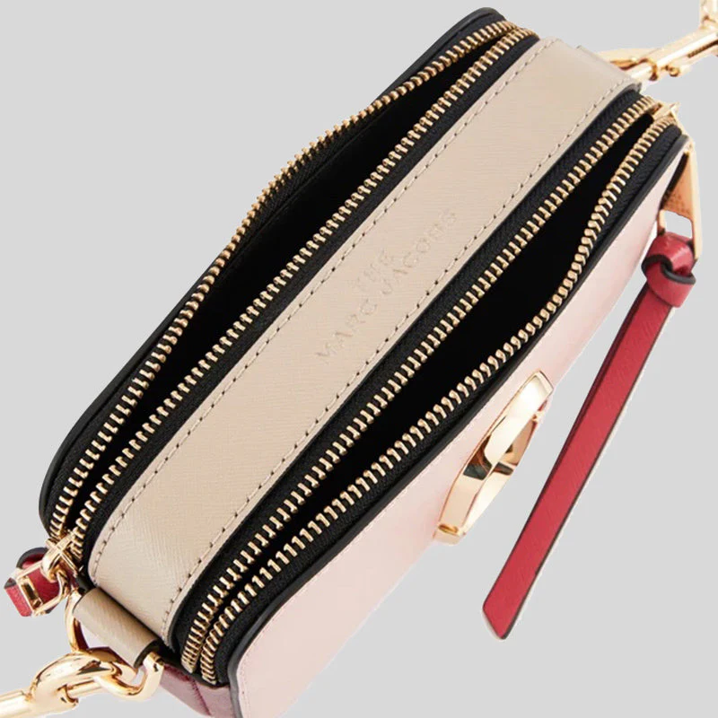 Marc Jacobs The Snap Shot Bag Small - Rose Multi - Image 10