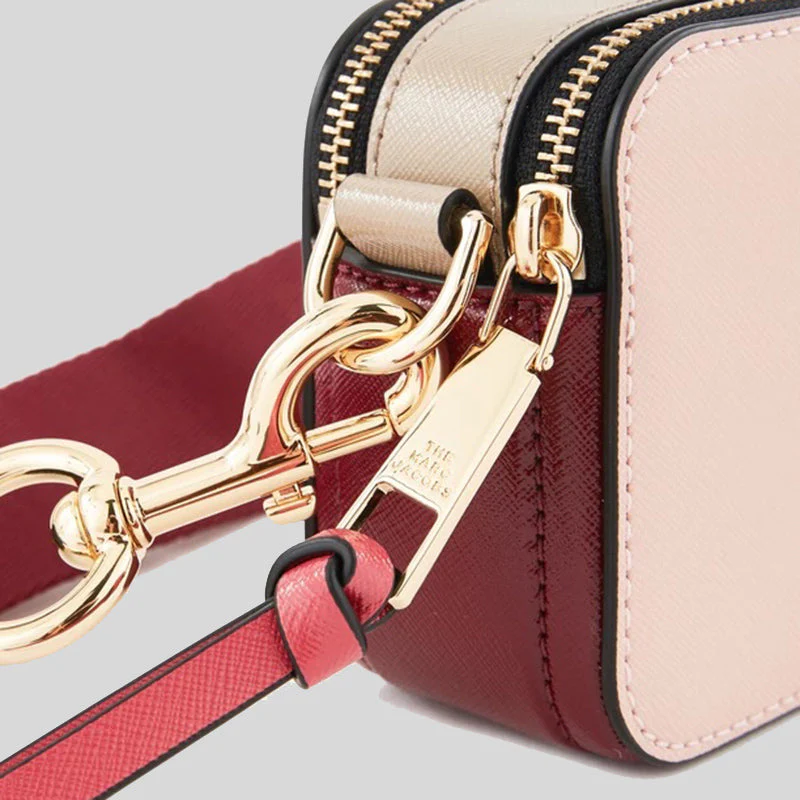 Marc Jacobs The Snap Shot Bag Small - Rose Multi - Image 8