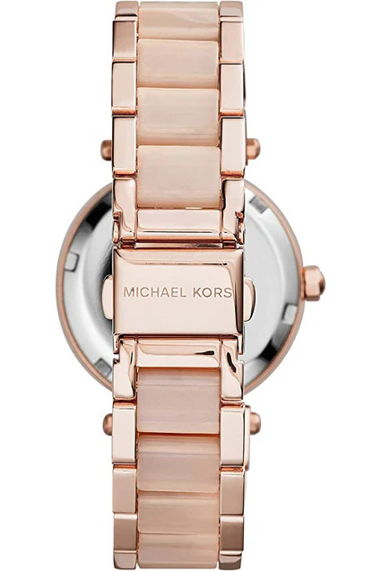 Michael Kors Women’s Quartz Stainless Steel Rose Gold Dial 33mm Watch MK6110 - Image 3