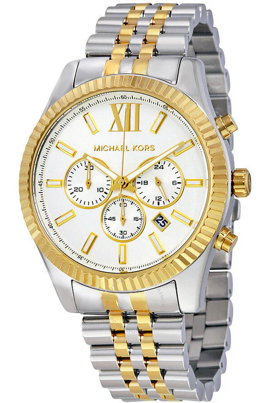 Michael Kors Men’s Chronograph Stainless Steel 44mm Watch MK8344 - Image 3