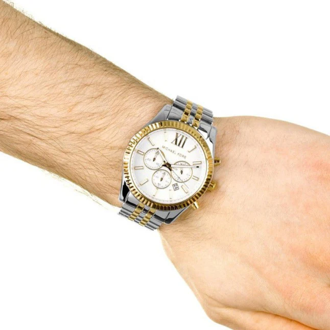 Michael Kors Men’s Chronograph Stainless Steel 44mm Watch MK8344 - Image 5