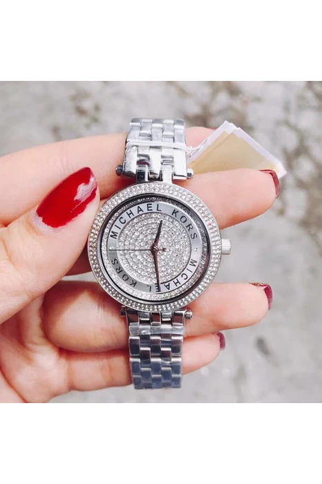 Michael Kors Womens Analogue Quartz Watch with Stainless Steel Strap - 3476 - Image 5
