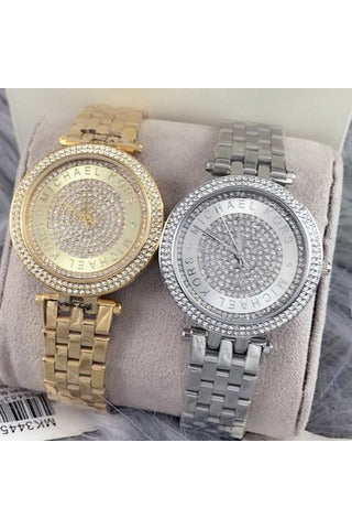 Michael Kors Womens Analogue Quartz Watch with Stainless Steel Strap - 3476 - Image 6