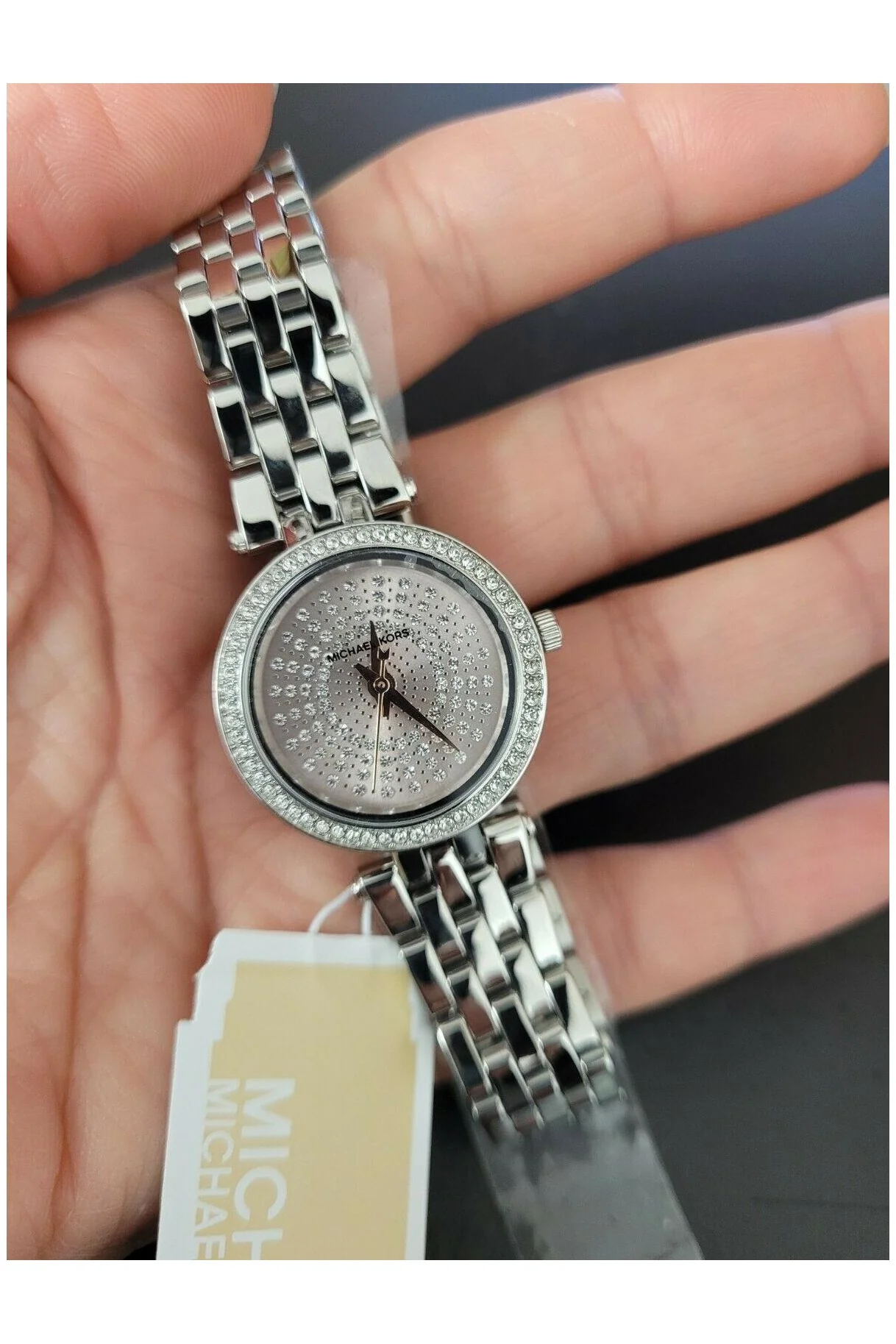 Michael Kors Womens Analogue Quartz Watch with Stainless Steel Strap - 3476 - Image 8