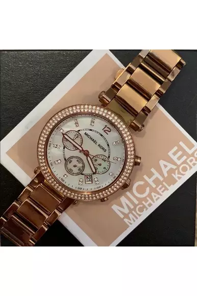 Michael Kors Women’s Quartz Stainless Steel Mother of pearl Dial 39mm Watch - 5491 - Image 10