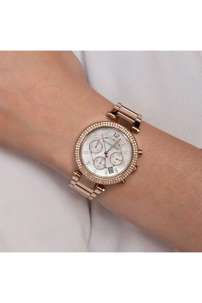 Michael Kors Women’s Quartz Stainless Steel Mother of pearl Dial 39mm Watch - 5491 - Image 7