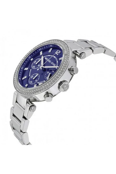 Michael Kors Women’s Quartz Stainless Steel Blue Dial 39mm Watch - 6117 - Image 4