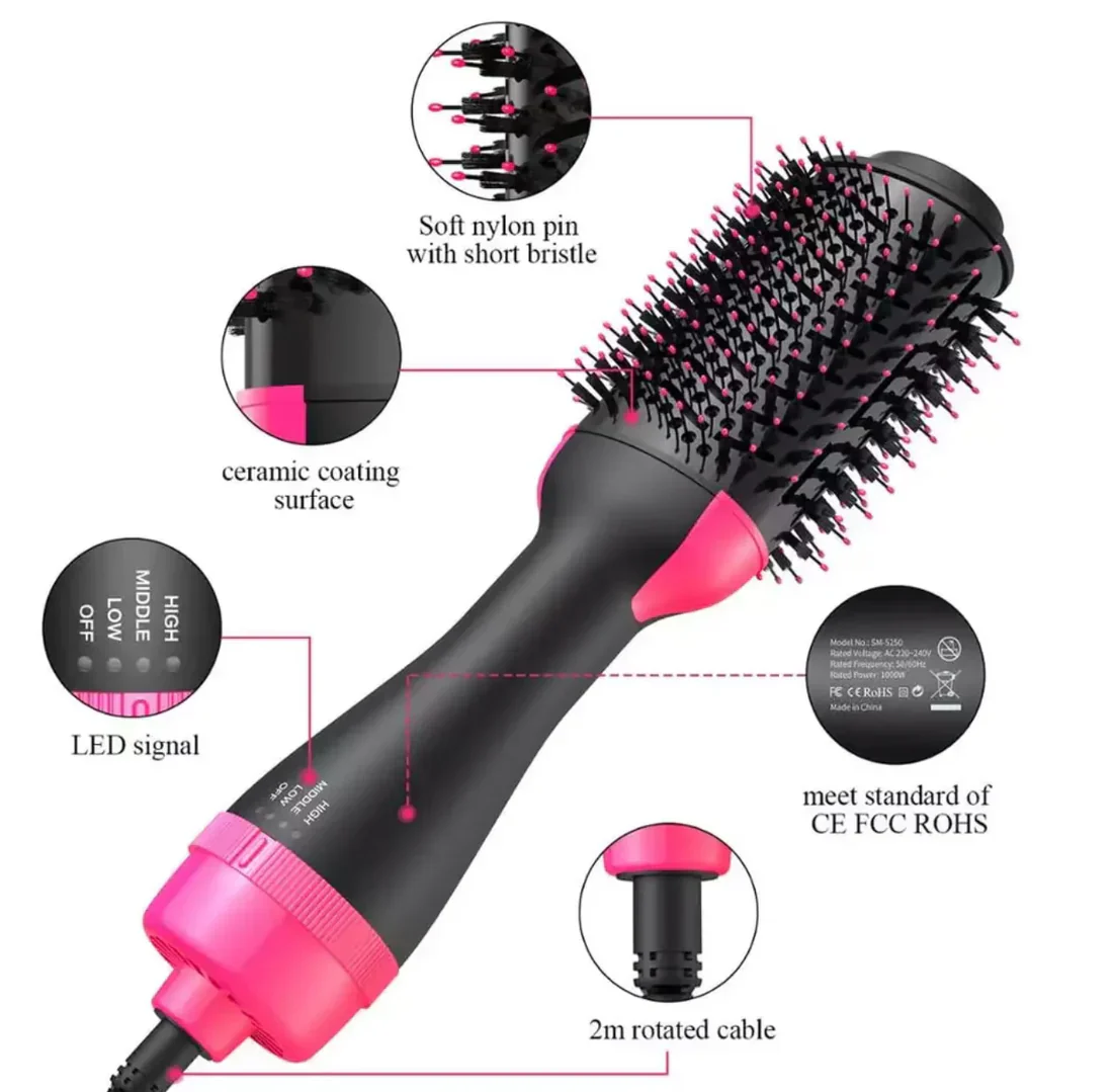 One Step Hot Air Brush (Dryer + Styler) - Image 3