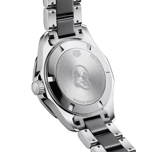 Tag Heuer Aquaracer Quartz Black Dial Two Tone Steel Strap Watch for Women - WAY131C.BA0913 - Image 14