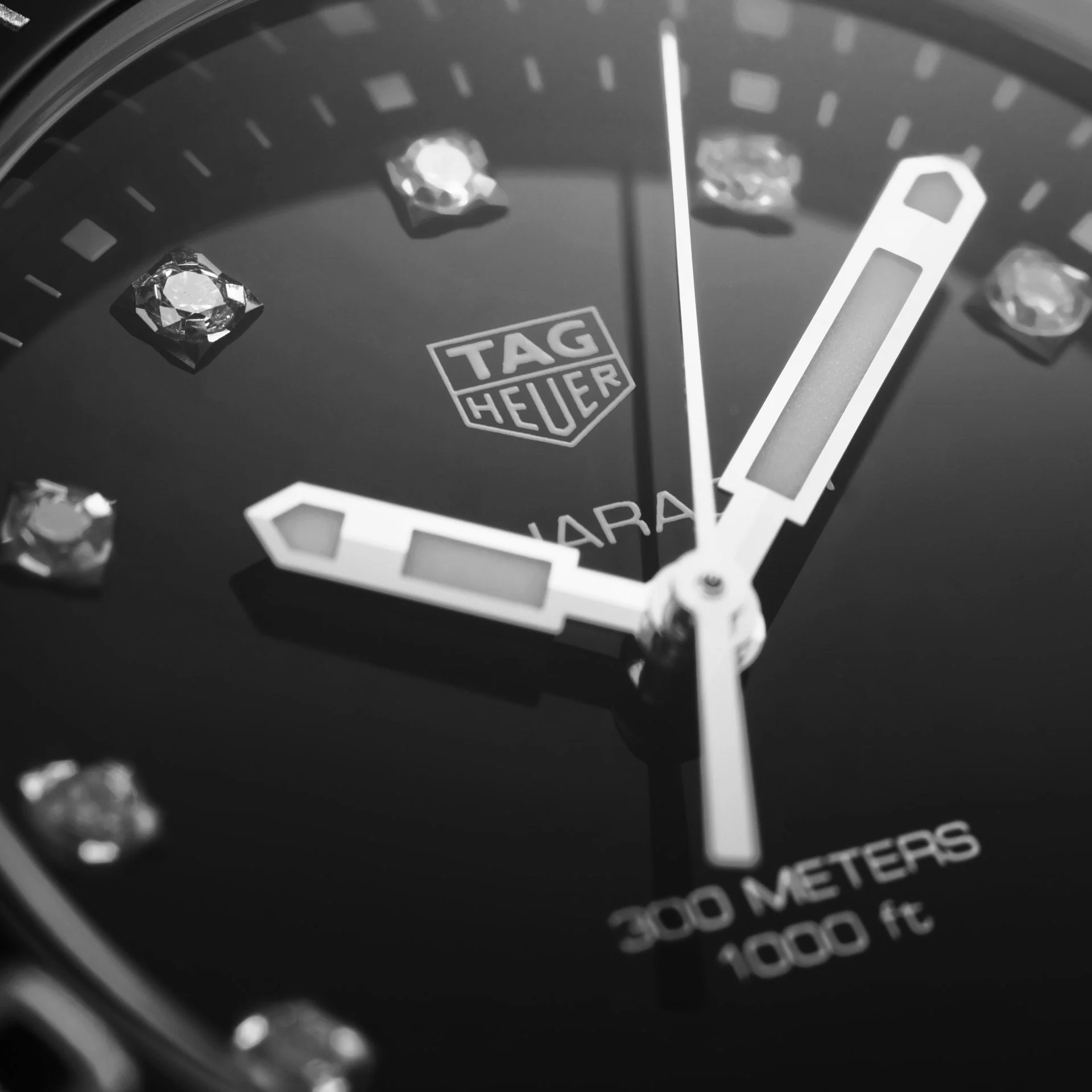 Tag Heuer Aquaracer Quartz Black Dial Two Tone Steel Strap Watch for Women - WAY131C.BA0913 - Image 9
