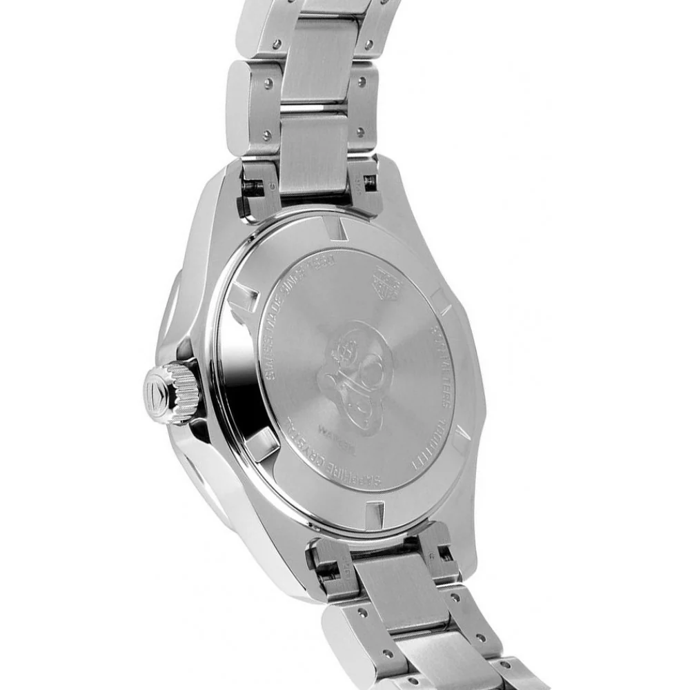 Tag Heuer Aquaracer Blue Dial Silver Steel Strap Watch for Women - WAY131L.BA0748 - Image 17