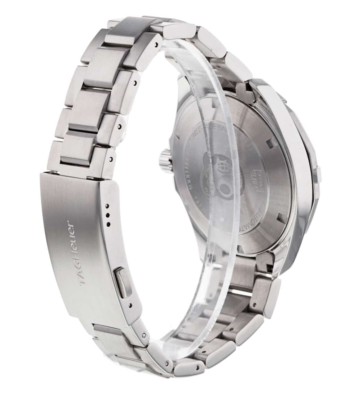 TAG Heuer Aquaracer Calibre 5 Automatic Grey Dial Silver Steel Strap Watch for Men - WBD2113.BA0928 - Image 26