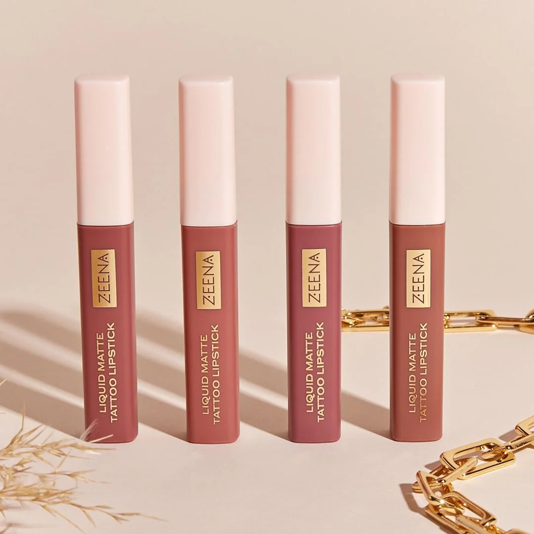 Zeena Cosmetics Liquid Matte Tattoo Lipstick - Image 3