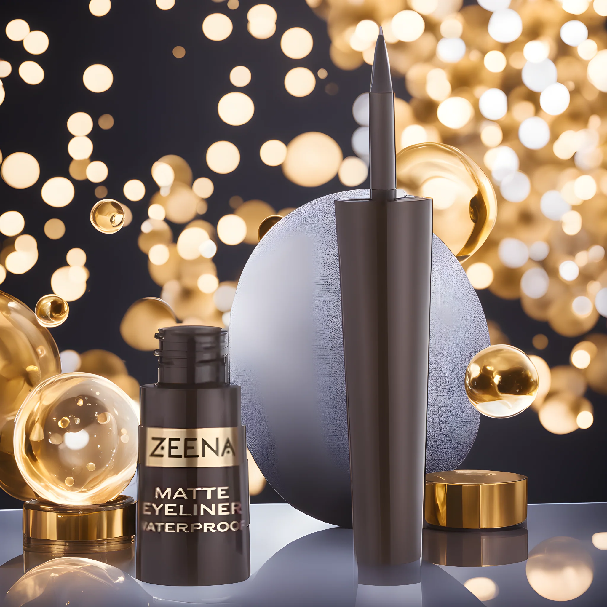 Zeena Cosmetics Matte Eyeliner Waterproof - Image 3
